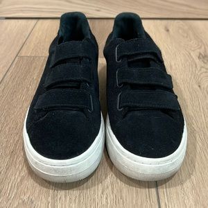 Sandro Paris black Velcro sneakers